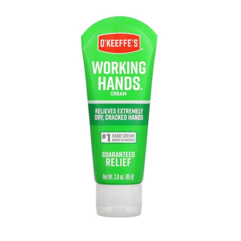 ครีมทามือ O'Keeffe's, Working Hands, Hand Cream, Unscented, 3 oz (85 g
