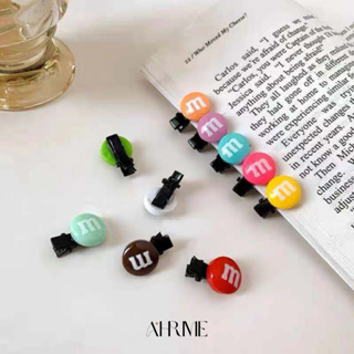 HA001 กิ๊บติดผมจิ๋ว M&amp;M น่ารักม๊ากกกกกก ของต้องมี✨ahrime.bkk