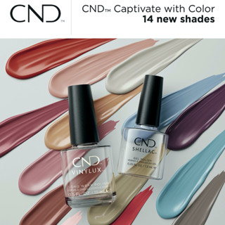 Cnd Shellac COLORWORLD  สีทาเล็บเจล