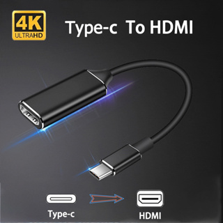 ส่งจากไทย🚀Type C to HDMI 4K Adapter USB 3.1 Supports UHD 4k HD TV Video Converter Usb c to Hdmi