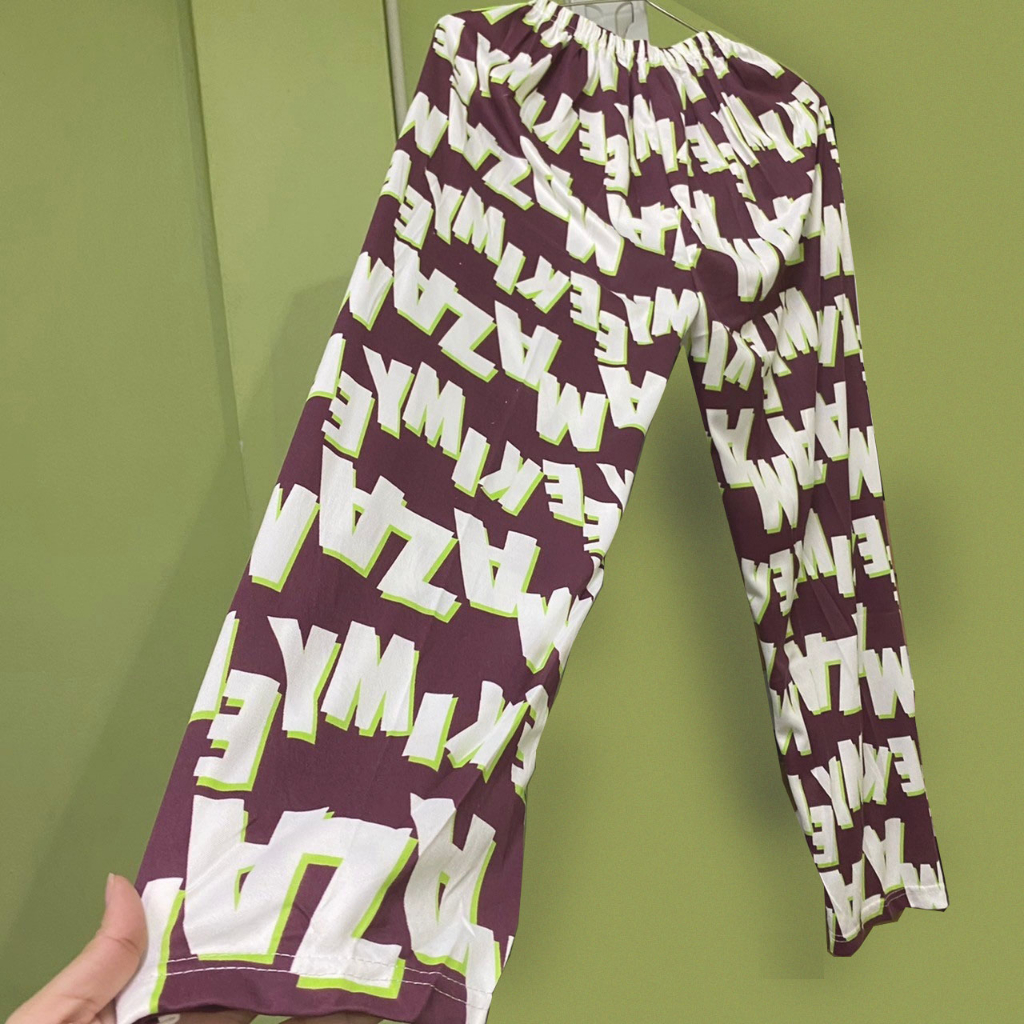 ภาพสินค้ากางเกงขายาวแฟชั่น กางเกงผู้หญิง ลายสก็อต เอวยืด ผ้านิ่ม ใส่สบายไม่บาง PF จากร้าน sunbalee บน Shopee ภาพที่ 2