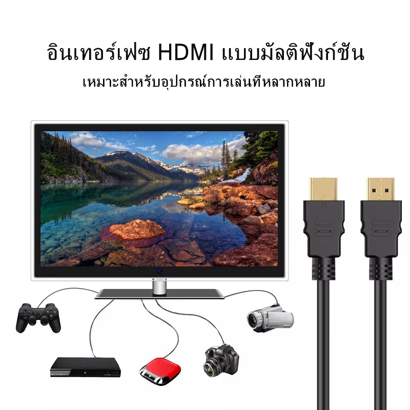 สาย-hdmi-to-hdmi-สาย-tv-hdmi-ยาว1-5เมตร-hdmi-cable-hd-full-hd-1080p-4k-3d-multi-function-interface-hdmi-1-5m