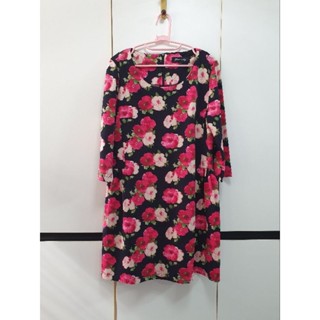 2nd Dan Natty Dress แขนยาว ลายดอกไม้