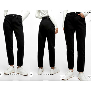 PULL&amp;BEAR Black Mom Jeans