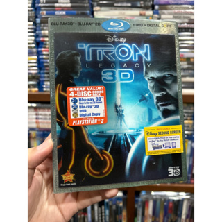 Tron Legacy Blu-ray แท้ 3d/2d/dvd หายาก กล่องสวม 3 มิติ