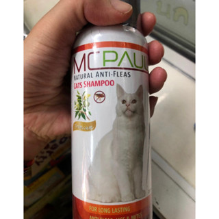 แชมพูกำจัดหมัด เหา ไร สำหรับน้องแมว Mc Paul 250ml