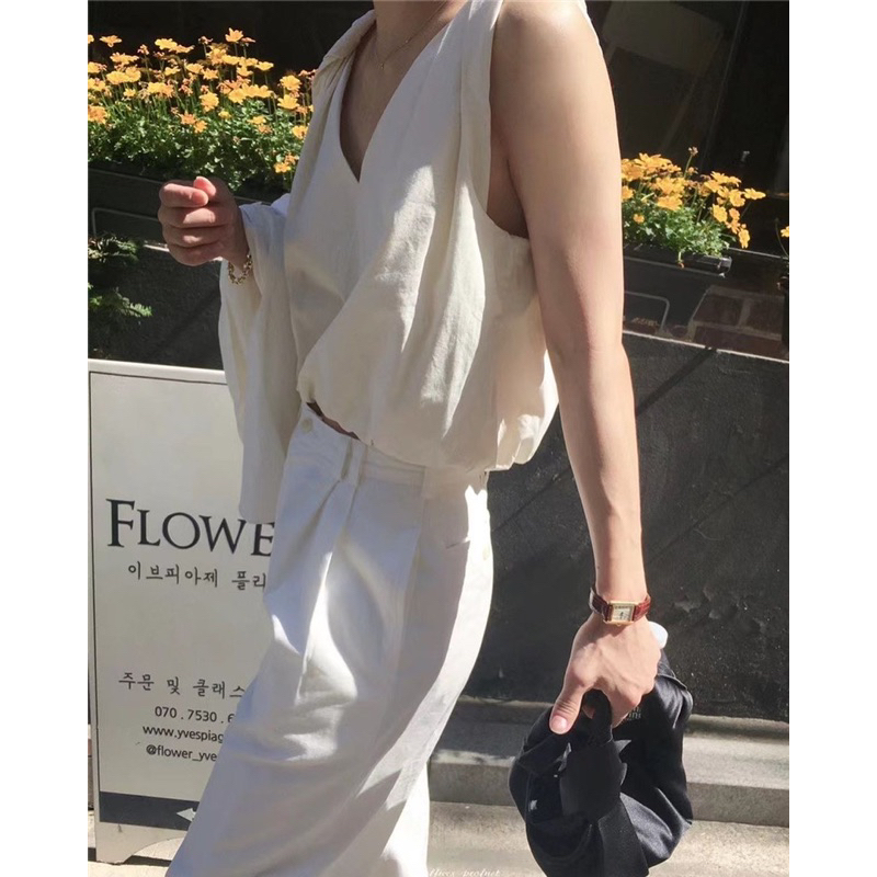 cpjgirlxx-tulip-twist-tanktop-2col-2-2-เสื้อแขนกุด-ซัมเมอร์-เกาหลี
