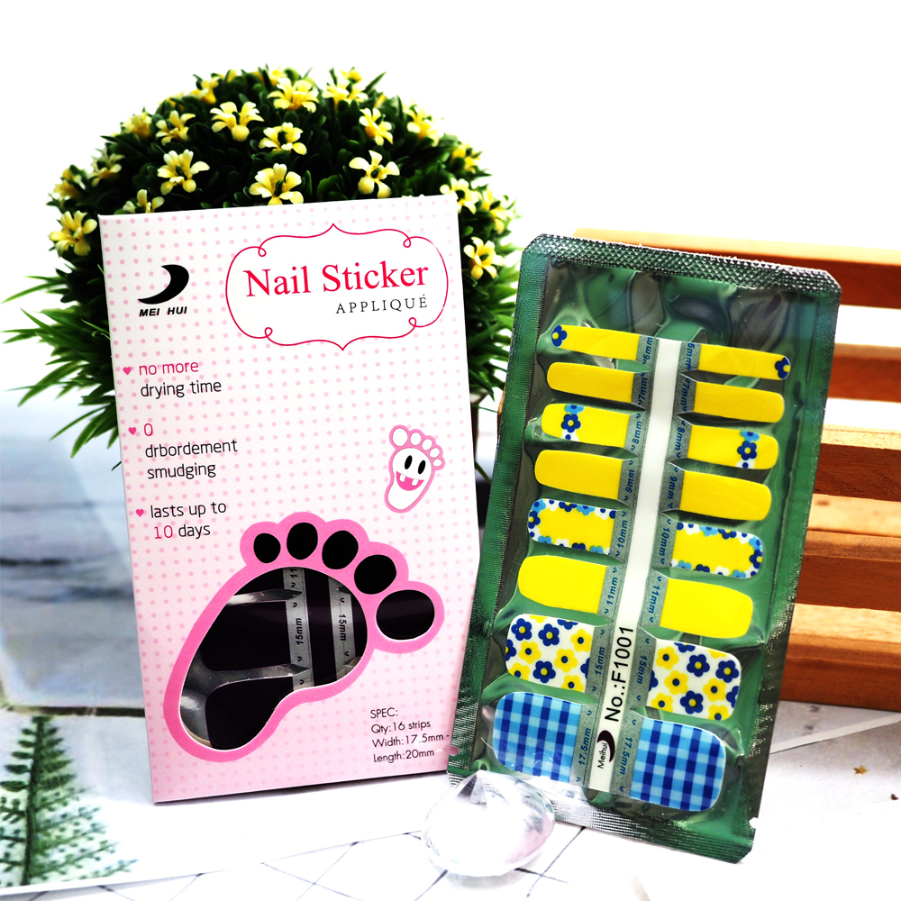 mei-hui-b-สติ๊กเกอร์ติดเล็บเท้า-3d-กันน้ำ-ลายน่ารัก-สไตล์เกาหลี-สติ๊กเกอร์ติดเล็บเท้า-สวยเก๋-ลายน่ารักnail-sticker