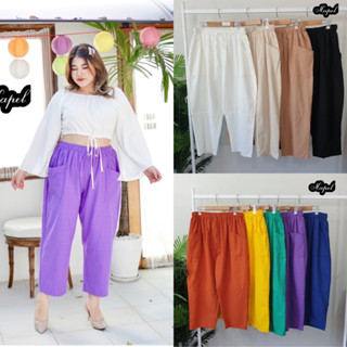 Trousers 🧺👩🏻‍🦰🧁กางเกงขายาว 9 ส่วนทรง บอลลูน