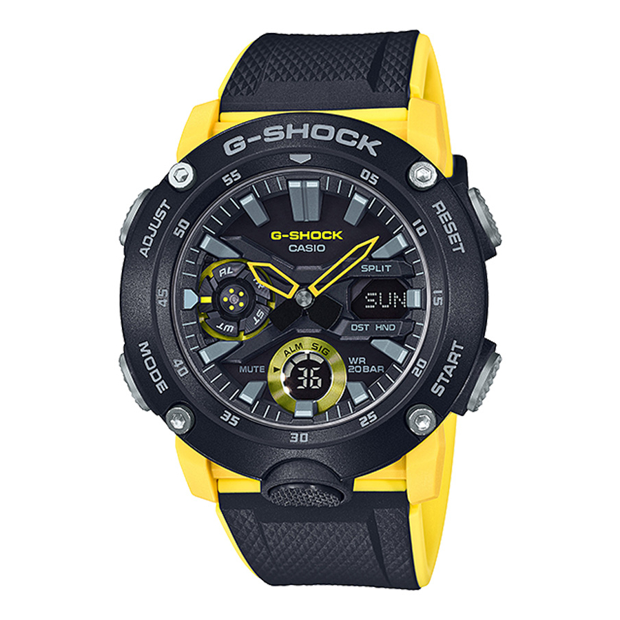 ผ่อนเดือนละ389-casio-g-shock-ga-2000-1a9-ของแท้-100-พร้อมส่ง-ประกัน-1-ปี