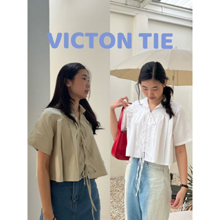 VICTON TIE🪡 เสื้อครอปเชือกผูก (beamed.bkk)