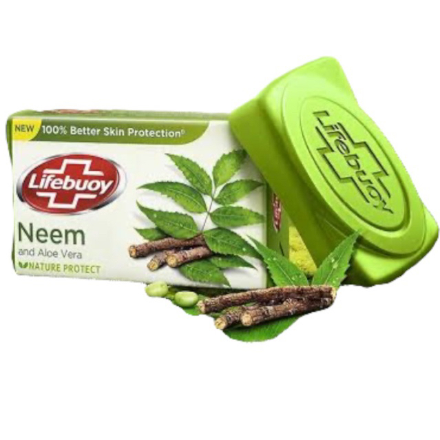 Lifebuoy Neem & Aloe Vera Soap Bar สะเดา & ว่านหางจระเข้ 100 Better