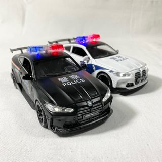 รถโมเดลเหล็ก รถตำรวจ BMW M4 police car มาใหม่ สวยมากกก😍👍🔥 ยาว 6 นิ้ว สเกล สเกล 1/32