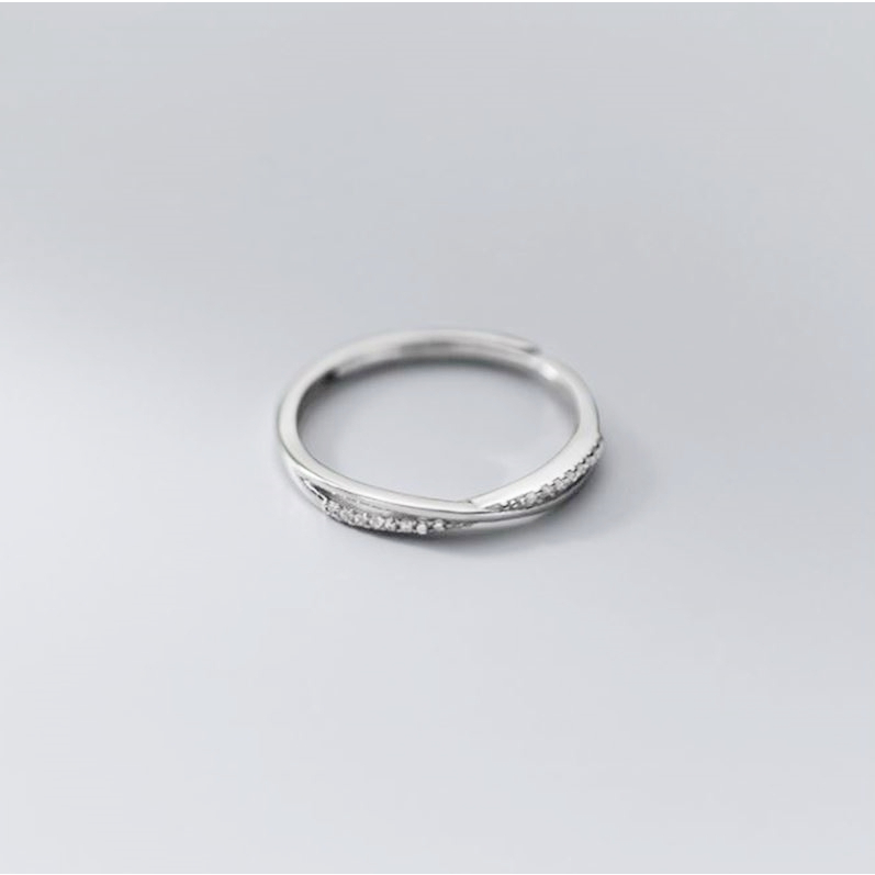 ภาพสินค้าs925 Nifty ring แหวนเงินแท้ รูปทรงเรขาคณิต ใส่สบาย เป็นมิตรกับผิว สามารถปรับขนาดได้ จากร้าน chana.ni บน Shopee ภาพที่ 3
