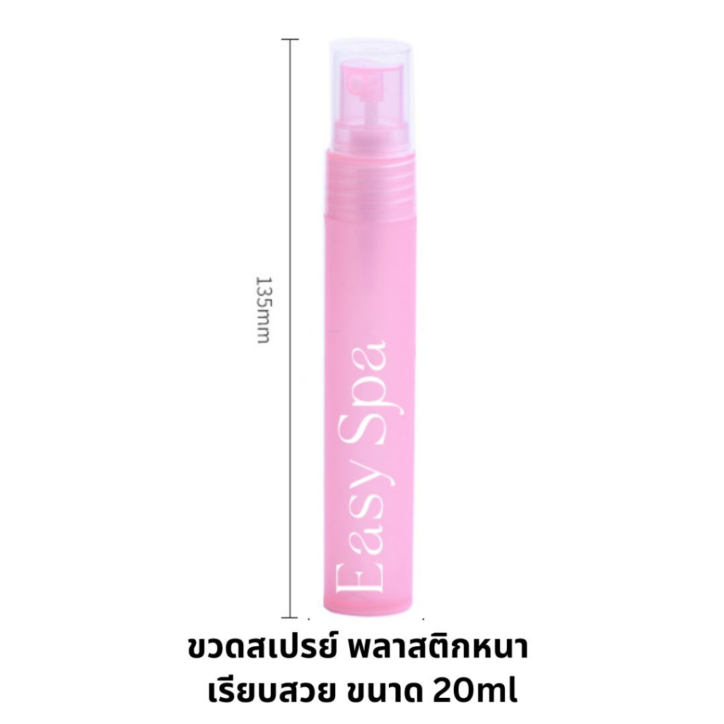 ปลีก-20ml-ขวดสเปรย์พลาสติก-ฝาเรียบสวย-ขวดพาสเทล-สเปรย์-ขวดสเปรย์พาสเทล-ขวดน้ำหอมพาสเทล-ฝาหมุนเติมรีฟิลได้