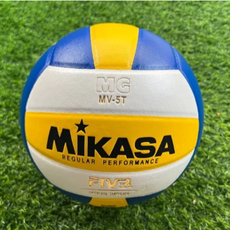 ภาพหน้าปกสินค้าลูกวอลเลย์บอล วอลเลย์บอล หนัง PU Mikasa รุ่น MV-5T จากร้าน double_k_sport บน Shopee