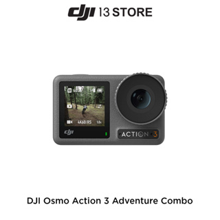 สินค้า [พร้อมส่งจากไทย] DJI OSMO ACTION 3 ADVENTURE COMBO กล้องแอคชั่นแคมรุ่นใหม่ล่าสุด หน้าจอสีระบบสัมผัส แบรนด์ดีเจไอ