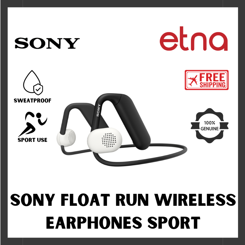Sony Float Run Wireless Earphones sport earphones offear design with
