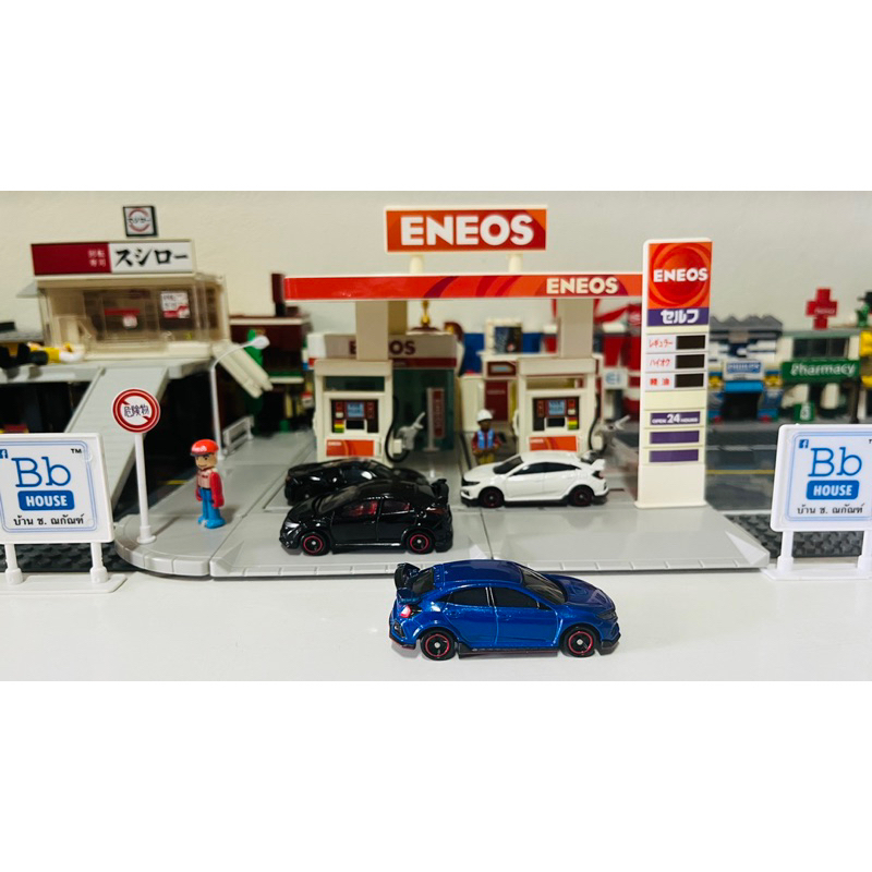 set-box-model-tomica-honda-civic-type-r-collection-acrylic-collection-box