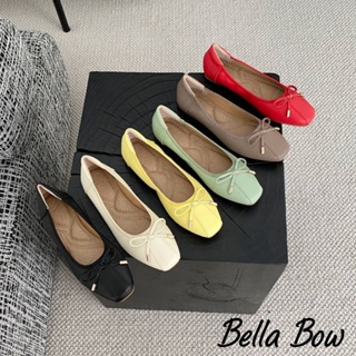 Bella Bow รองเท้าคัทชูส้นแบบ เก็บเท้า ไม่รัด นุ่มสบาย รุ่นนี้ลด 1ไซส์คะ เท้าอวบตรงไซส์