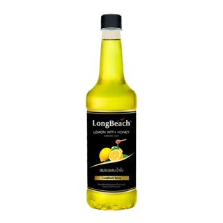 LongBeach Lemon with Honey Syrup ลองบีชไซรัปเลม่อนผสมน้ำผึ้ง 740ml.