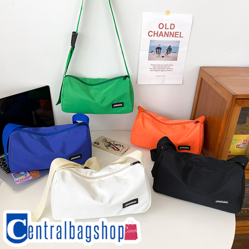 centralbagshop-c1807-กระเป๋าผ้าไนล่อน-jinnian-สีสันสดใสมี-5สี