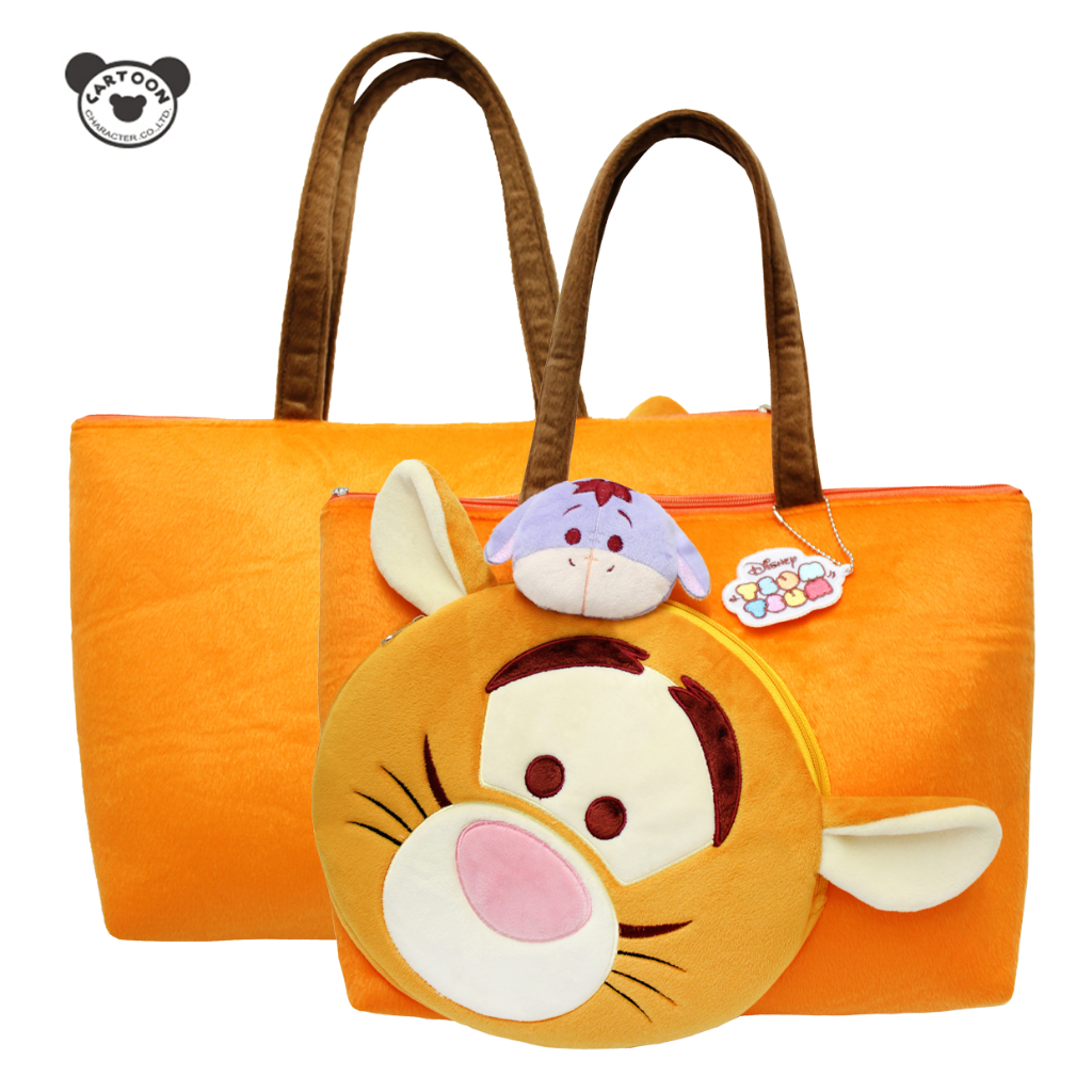 disney-กระเป๋าสะพายไหล่-ลาย-tigger-tsum-tsum-ขนาด-16-นิ้ว-สินค้าลิขสิทธิ์แท้-จากโรงงานผู้ผลิตโดยตรง