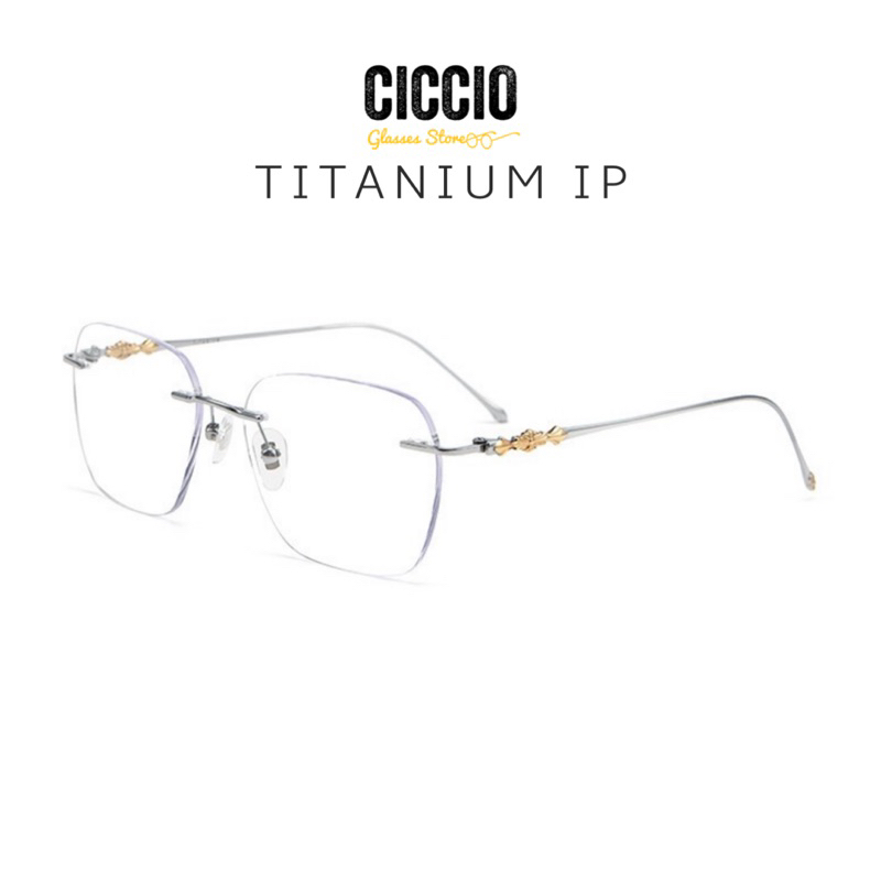 ciccio-rimless-titanium-ip-model-1910-เบา-ยืดหยุ่น-แข็งแรง