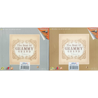 🎀👍🏼แผ่นแท้ ถูกลิขสิทธิ์ สภาพใหม่มากๆ🎀VCD The Best of GRAMMY GRAND Vol.1-2 มี 4 แผ่น 56 เพลง