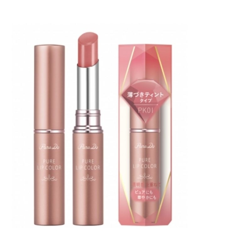 (1แท่ง เลือกสี) parado pure lip color tint (PK01หรือ BR01) | Shopee ...