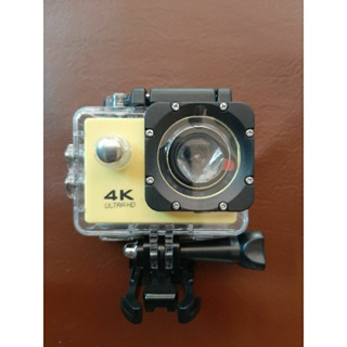 กล้องAction camera 4kสีเหลือง