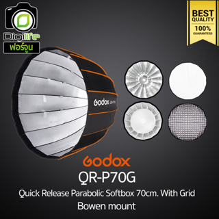 Godox Softbox QR-P70G Quick Release Parabolic Softbox 70cm. - Bowen Mount ( QR-P70 )