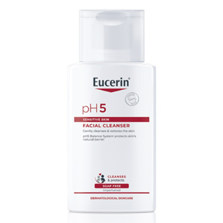 Eucerin Ph5 Sensitive Facial Cleanser 100 ML ยูเซอริน พีเอช5 เซนซิทีฟ เฟเชี่ยล คลีนเซอร์ 100 มล.