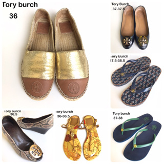 🚫sale💯รองเท้ามือสองแบรนด์เนม tory burch