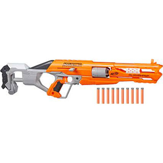 ปืน Nerf Alphahawk ปืนยาว ปืนnerf sniper  ของเล่น ปืนเนิร์ฟ ของแท้ ราคาถูกมือสอง ปืนยาว77 ซม.