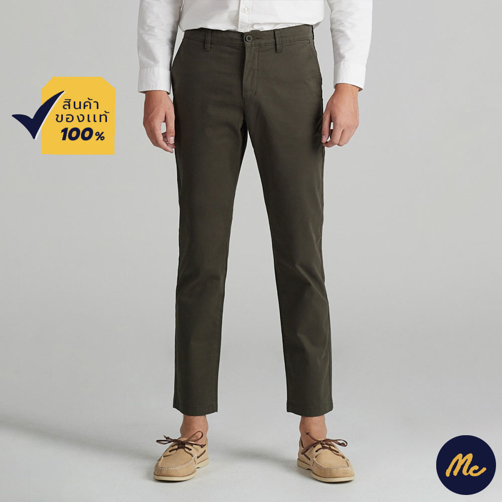 Nieuwjaar val kwaad Mc JEANS กางเกง แม็ค แท้ ผู้ชาย กางเกง ขายาว (กางเกงชิโน) มีให้เลือก 3 สี  ผ้านุ่ม ใส่สบาย MCCZ007 | Shopee Thailand