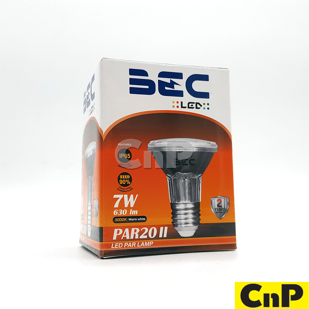 bec-หลอดไฟ-led-par20-ii-7w-แสงเหลือง-warm-white