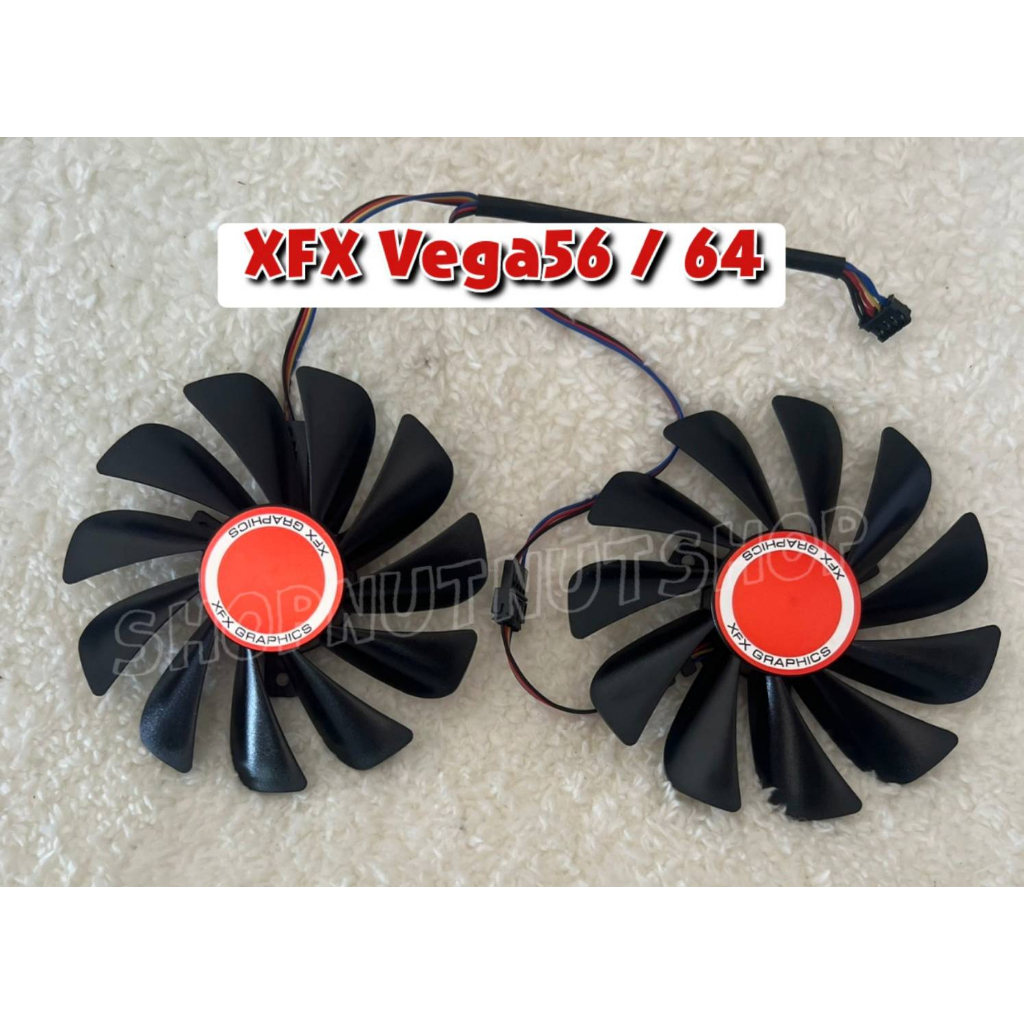 (พร้อมส่ง) พัดลมระบายความร้อนการ์ดจอ XFX RX Vega56 / 64 RX580 590 (95 ...