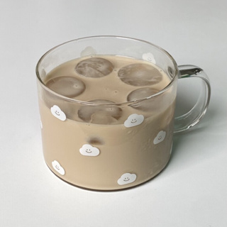 [ พร้อมส่ง !! 🇰🇷 ] ≋ cloud cereal mug white