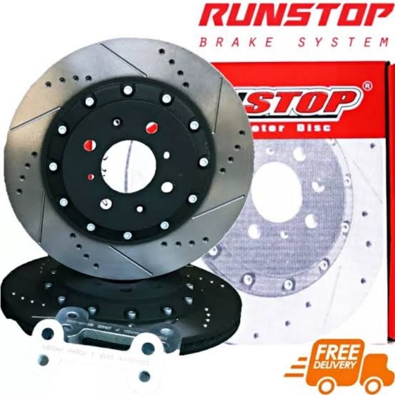 runstop จานขยาย ตรงรุ่น xpander แท้ ขนาด 330 มม. คู่หน้า พร้อมคาลิป ...
