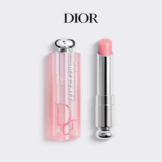สินค้า บรรจุภัณฑ์ใหม่ Dior Addict Lip Glow #001#004 3.5g ลิปบาล์มบำรุงริมฝีปาก มอบความชุ่มชื่น ลิปบาล์มดิออร์ แท้100%