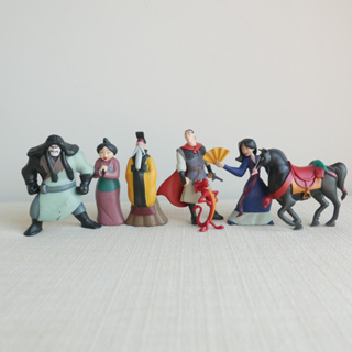 Disney Mulan Figure Set - เซ็ทโมเดลจากเรื่องมู่หลาน 7 ชิ้น
