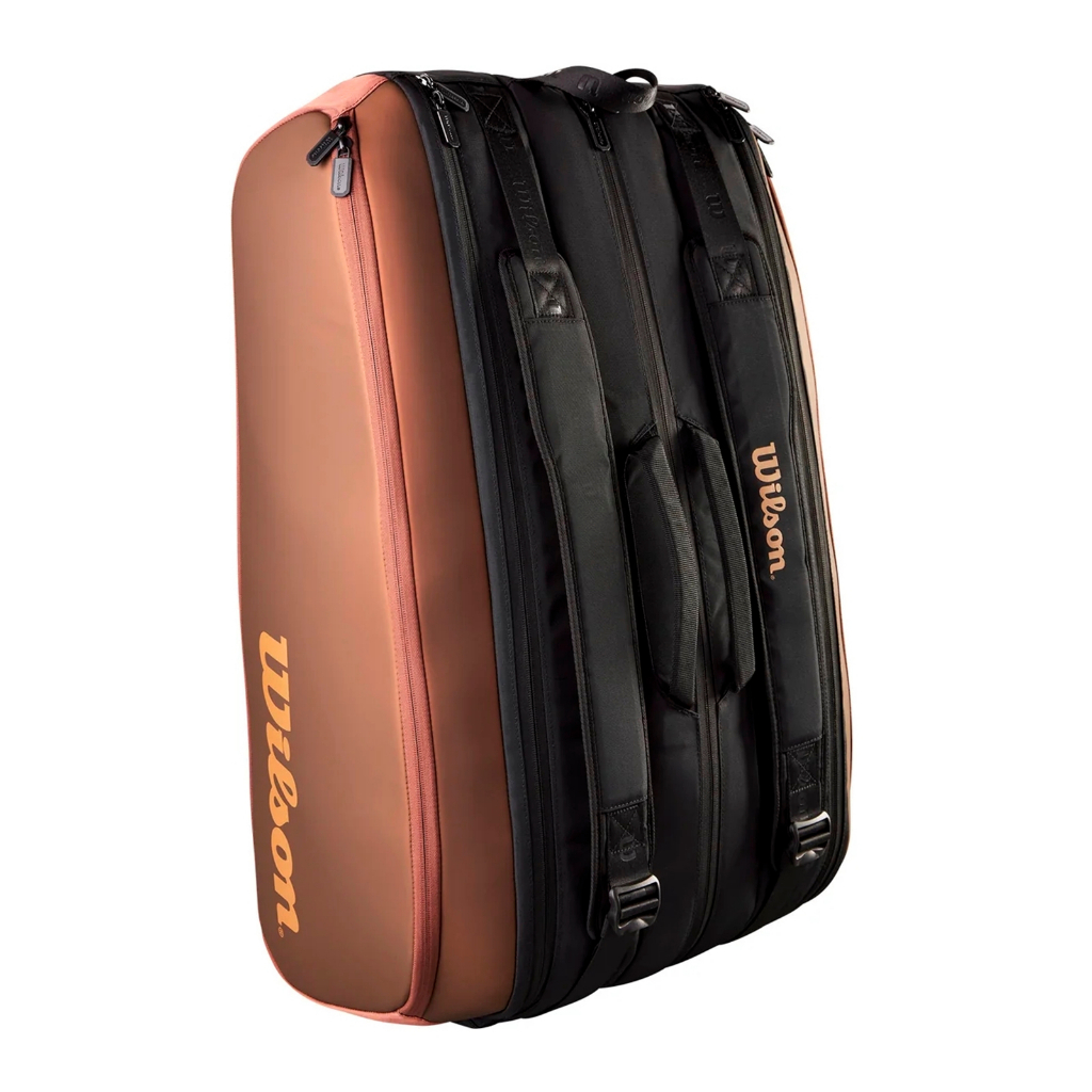 wilson-กระเป๋าเทนนิส-pro-staff-v14-super-tour-15-pack-tennis-bag-bronze-wr8021901001