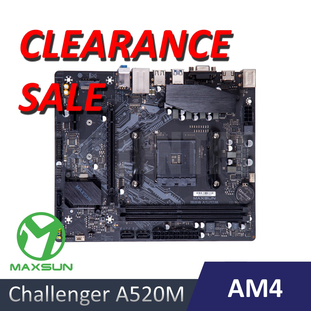 Mainboard Maxsun-Challenger A520M AM4 | Shopee Thailand