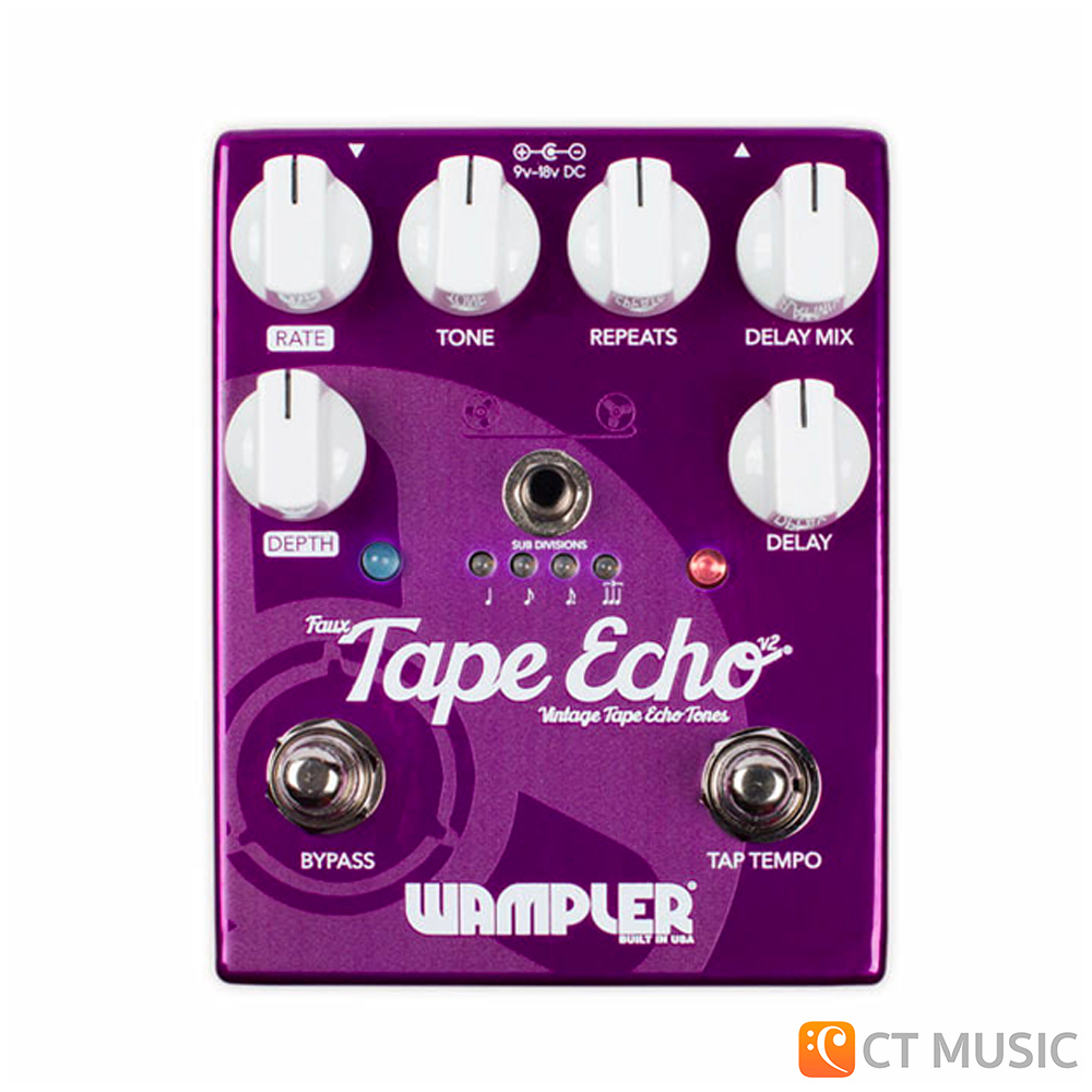 wampler-faux-tape-echo-v2-เอฟเฟคกีตาร์