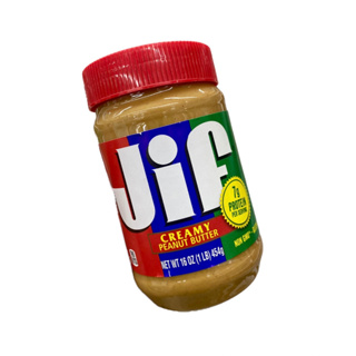 Jif Peanut Butter จิฟ เนยถั่ว ครีมมี่ 454 กรัม