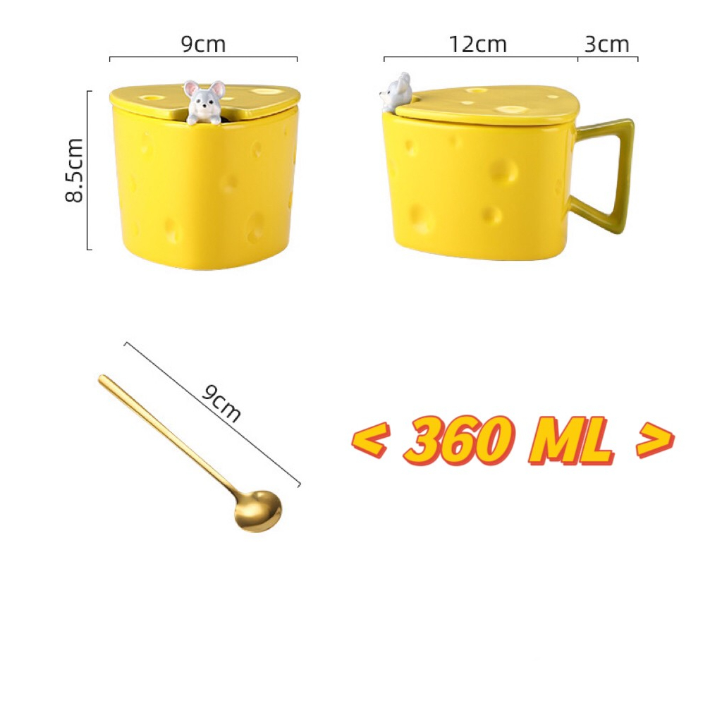 c9007-พร้อมส่ง-ส่งเร็ว-ส่งไว-แก้วรูปชีส-ceramic-ดีไซน์สวย-น่ารักสุดๆๆๆๆ-หายาก-เนื้อหนา-คุณภาพดี-แก้วกาแฟ-ชา-กาแฟ