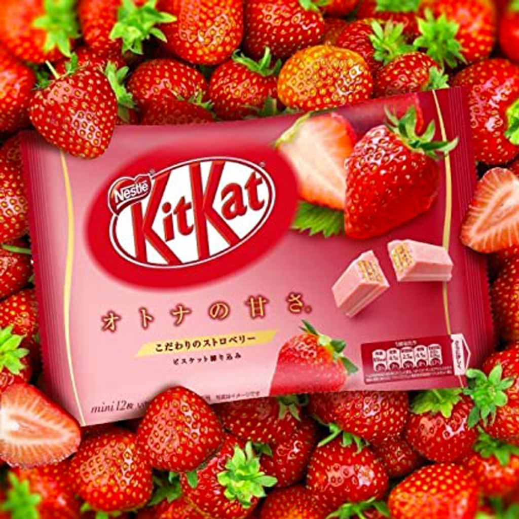 kit-kat-japanese-คิทแคทญี่ปุ่น-รสชาเขียว-และ-รสสตรอว์เบอร์รี่-135กรัม