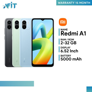 Xiaomi Redmi A1 (2+32GB) มาพร้อมจอ HD+ Display กว้าง 6.52 นิ้ว แบตเตอรี่ 5,000 mAh ll ประกันศูนย์ไทย 15 เดือน