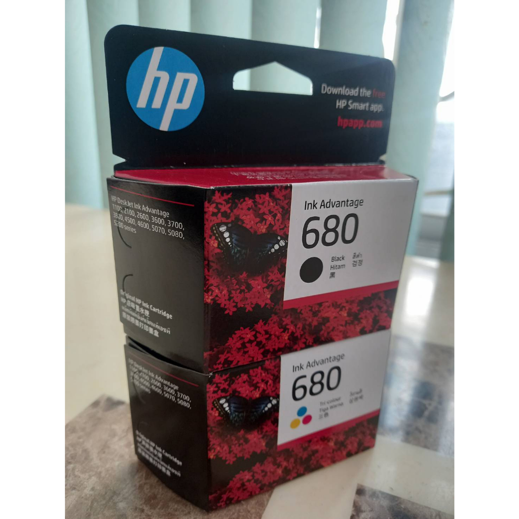 hp-680ดำ-680สี-f6v26aa-รวม2กล่องแท้ศูนย์ของใหม่คุณภาพ100-hp-deskjet-ink-advantage